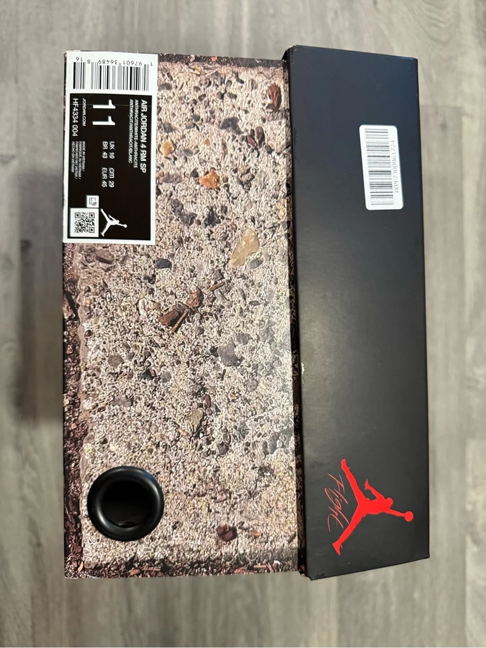 Nike Air Jordan 4 RM Nigel Sylvester Driveway Grey Size 11 HF43354-004